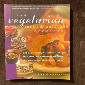 Vegetarian Meat and Potatoes Cookbook. Like new/ Excellent condition.
